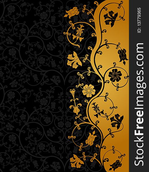 Abstract floral background. Vector illustration. Abstract floral background. Vector illustration.