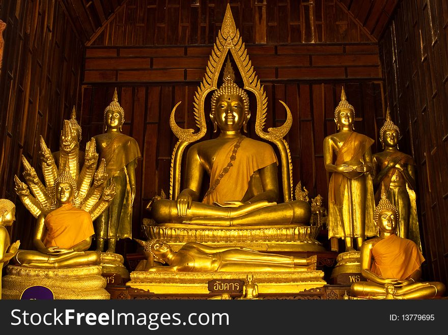 Buddha wat pukaw in thailand