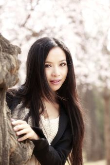 Beautiful Girl In Spring Stock Photography Beautiful Girl In Spring Stock Photography