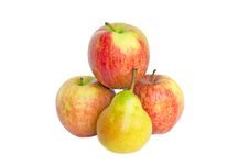 Apples And Pears Royalty Free Stock Photography