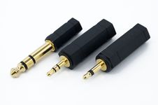 Audio Mono And Stereo Connectors Royalty Free Stock Image Audio Mono And Stereo Connectors Royalty Free Stock Image