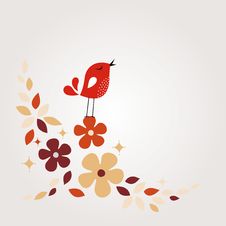 Sweet Bird Card Design Stock Images Sweet Bird Card Design Stock Images