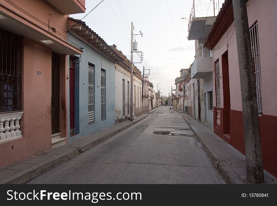 Cityscape of Santa Clara city with generic architecture, Cuba (II). Cityscape of Santa Clara city with generic architecture, Cuba (II)