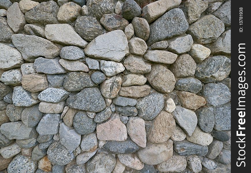 Old Vintage Stone Wall