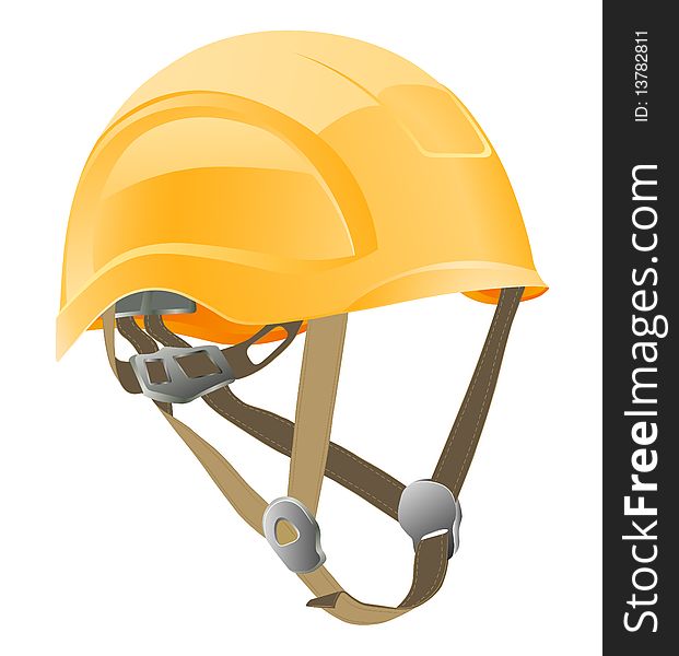 Illustration modern hardhat for extreme sport