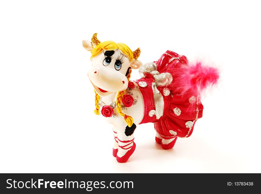 Children's toy cow