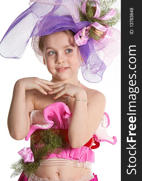 Little Girl As Fairy