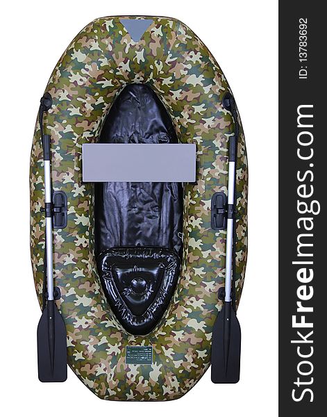 Inflatable Camouflage Boat
