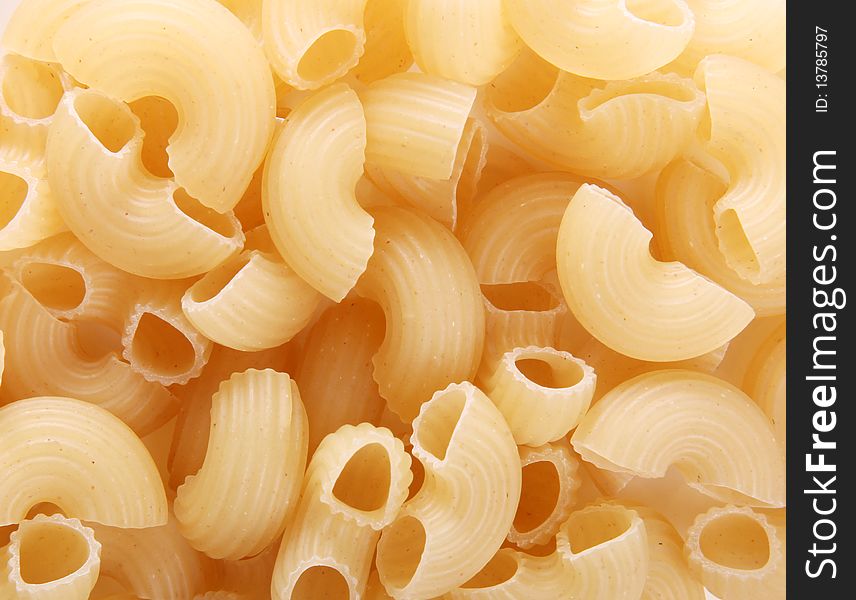 Pasta shapes. Image of Italian raw food. Pasta shapes. Image of Italian raw food