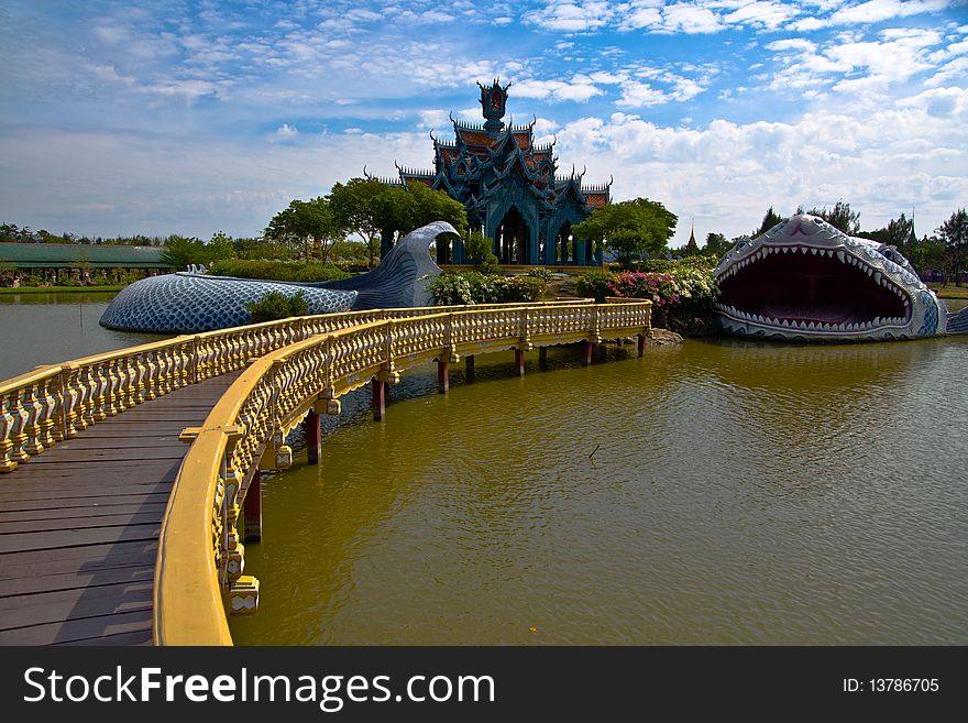 Temple in The Ancient City in Thailand