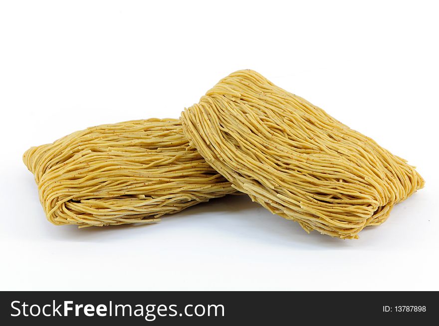 Shrimp Noodles Isolated