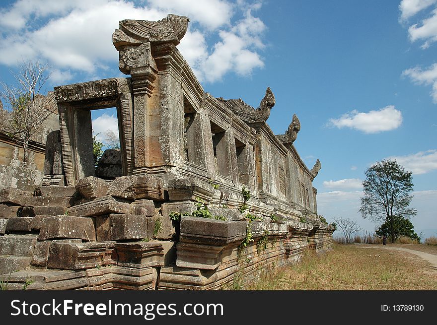 Ancient castel at the border of Cambodia and Thailand. Ancient castel at the border of Cambodia and Thailand
