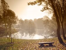 Morning Over Lake Royalty Free Stock Photography Morning Over Lake Royalty Free Stock Photography