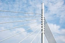 Bridge Cable Wires Royalty Free Stock Photography Bridge Cable Wires Royalty Free Stock Photography