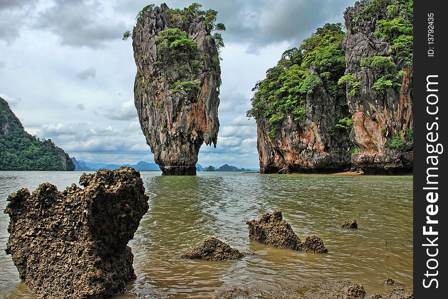 Detail of Thailand Island in the Phuket Province, Summer. Detail of Thailand Island in the Phuket Province, Summer