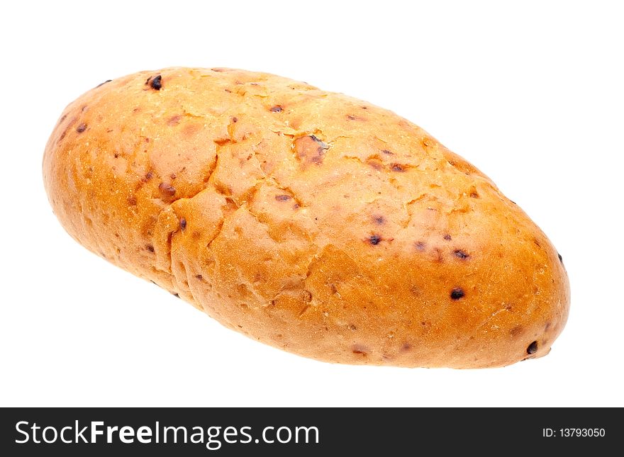 Fresh Bread Isolated On The White