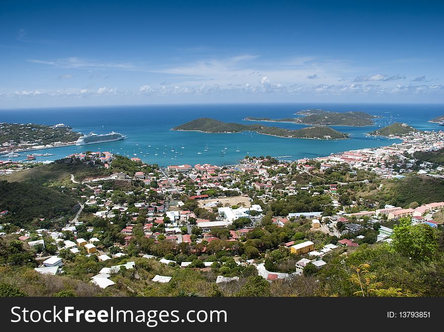 Saint Thomas Landscape and Colors, Caribbean. Saint Thomas Landscape and Colors, Caribbean