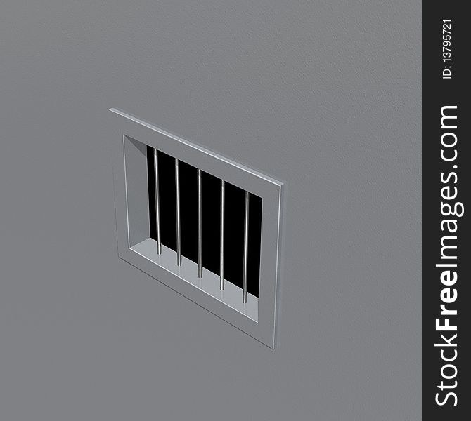 Latticed Prison Window