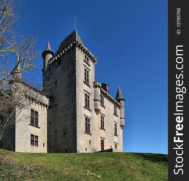 Chateaux de Sedieres in the correze area of Limousin. France
