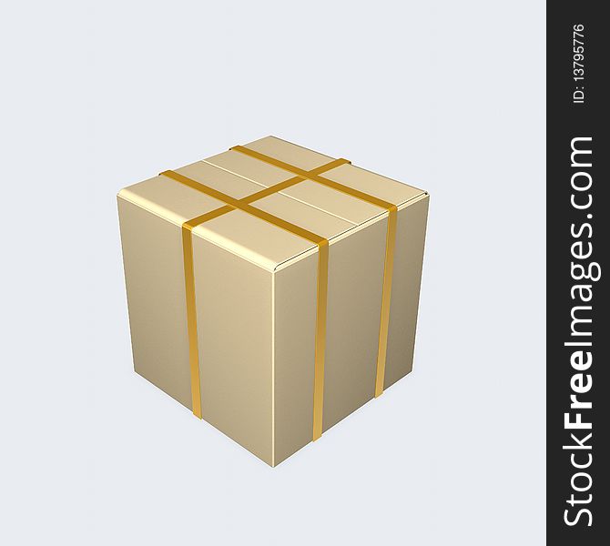 3d image of a box.