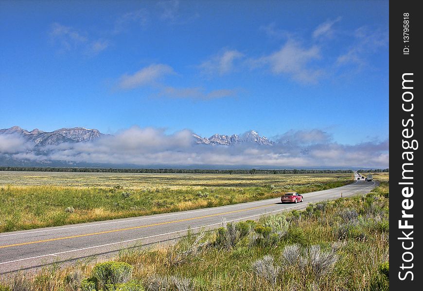 Nature of Grand Teton National Park, Wyoming