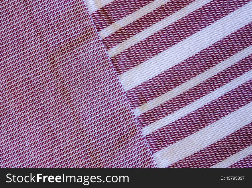 A background of two different types of textured fabric. A background of two different types of textured fabric