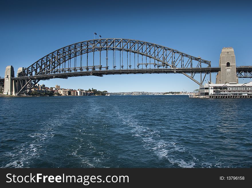 Sunny August Morning in the Bay of Sydney, Australia. Sunny August Morning in the Bay of Sydney, Australia