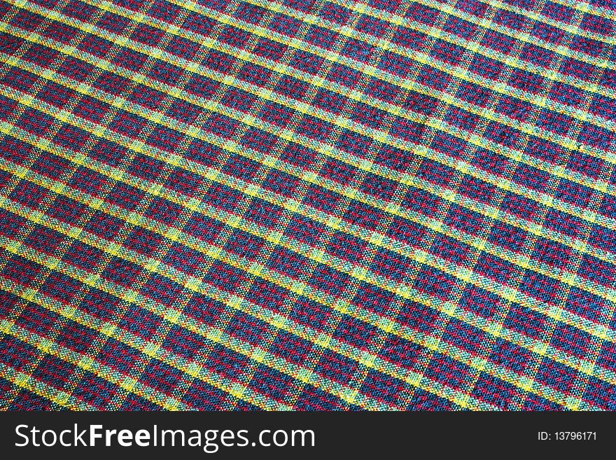 Coloured Fabric Background