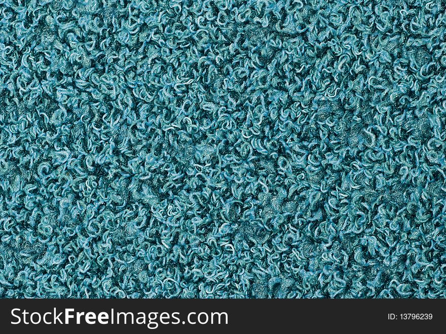 A closeup of the loop carpet