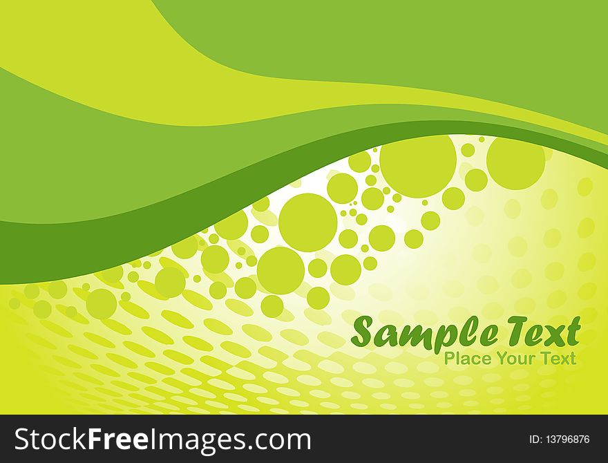 Abstract Wave Background, Illustration