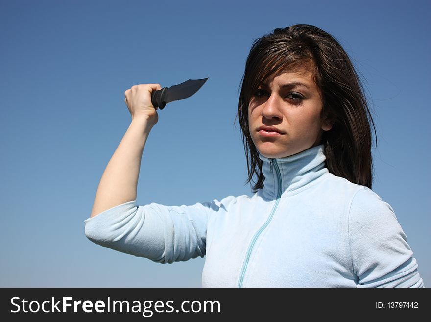 A Girl With A Knife