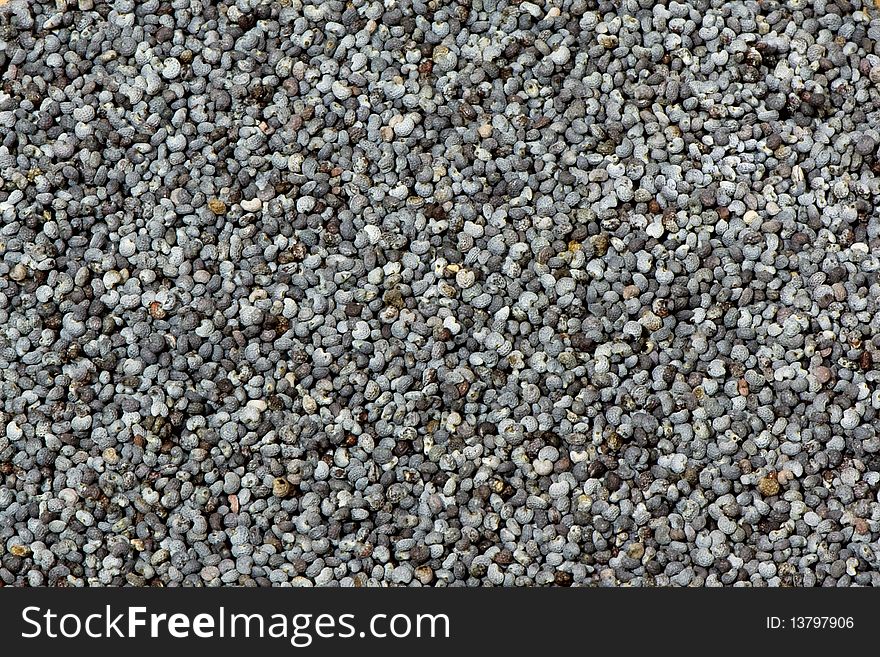 Background of poppy seeds