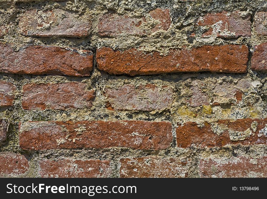 Roman Brick Wall