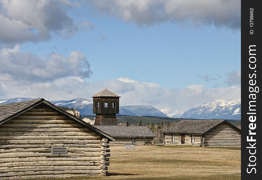 RCMP, Fort Steele in Rocky mountains, British Columbia
