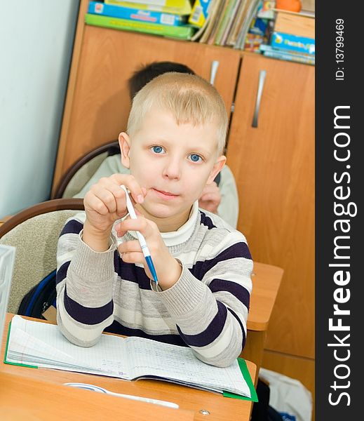 The Boy At A Lesson