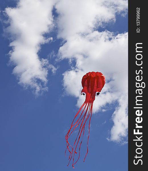 Fun, flying a kite