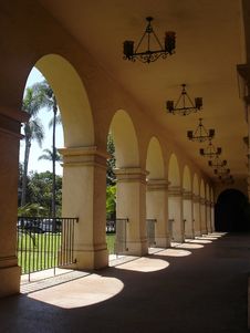 Spanish-style Breezeway Stock Images Spanish-style Breezeway Stock Images