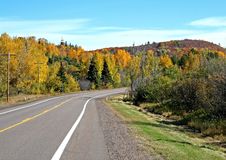 Road Through Autumn Royalty Free Stock Photography Road Through Autumn Royalty Free Stock Photography
