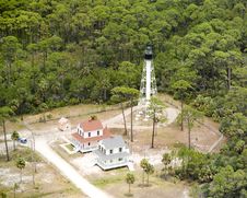 Cape San Blas, FL Lighthouse Royalty Free Stock Images