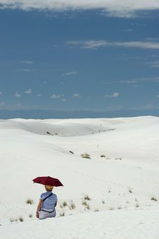 White Sand Dunes Royalty Free Stock Photography White Sand Dunes Royalty Free Stock Photography