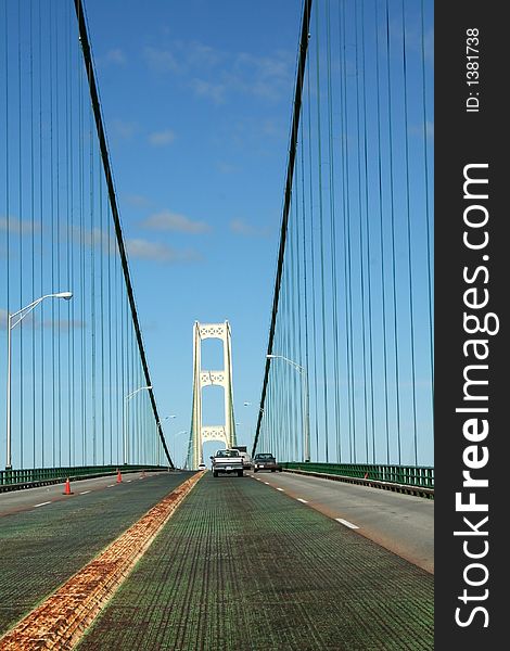 Historic Mackinac bridge -Longest bridge in America