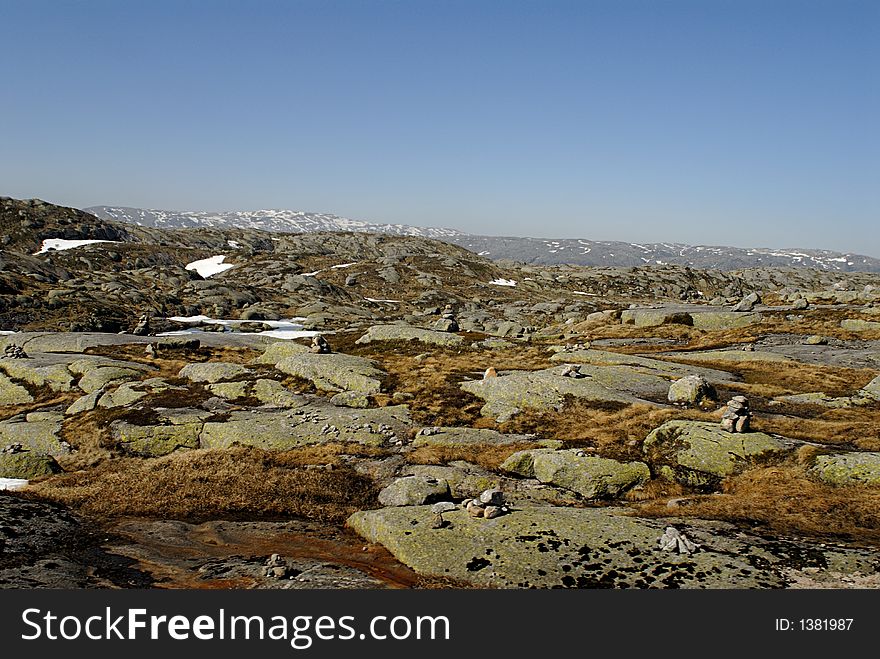 Mountain Landscape And Rocks