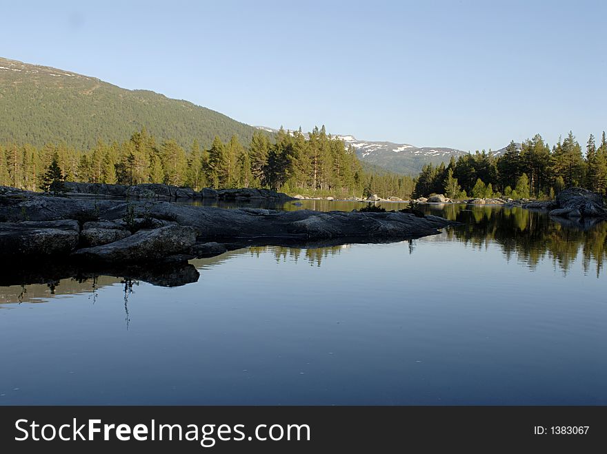 Picture of land scenery in central Norway. Picture of land scenery in central Norway.