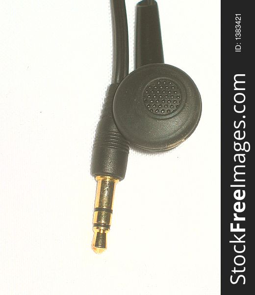 Ear receiver for listening music from mp3 and communication through internet.