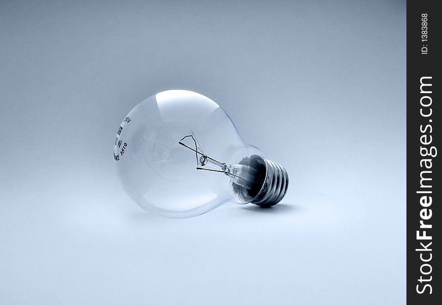 A close up of a light bulb.