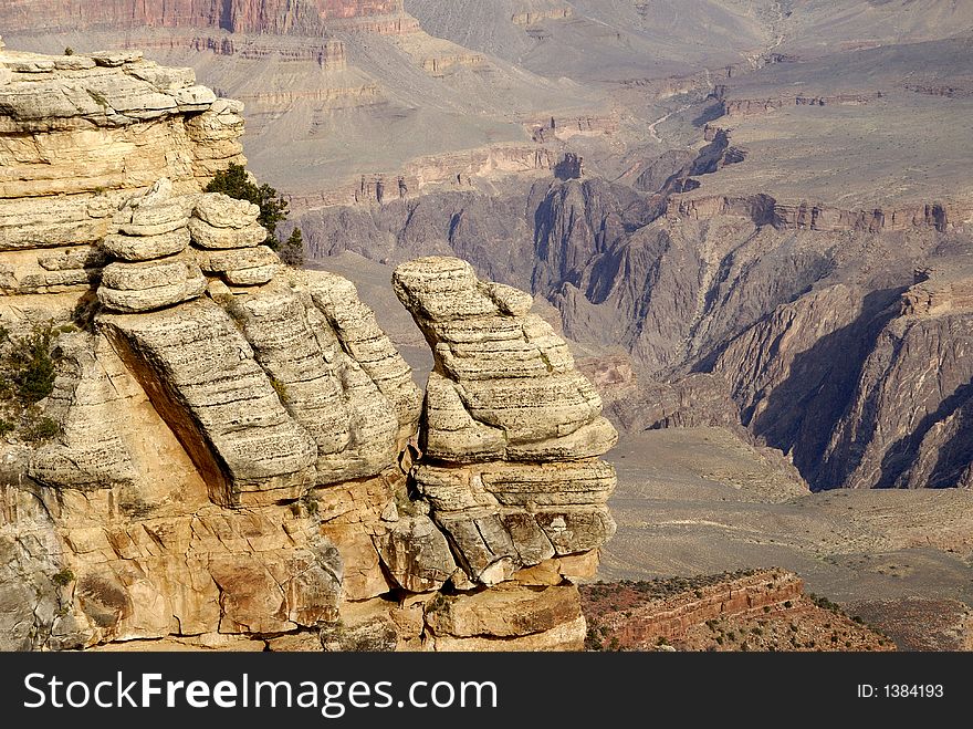 Spectacular View of the Canyons Rock Formation. Spectacular View of the Canyons Rock Formation