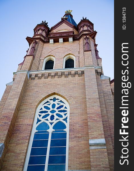 Bell Tower of a Small Town Church