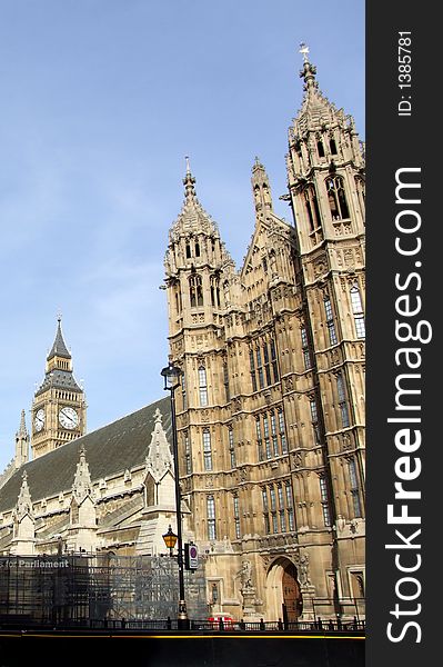 An Image from outside the houses of Parliament in central London. An Image from outside the houses of Parliament in central London.