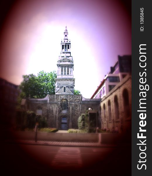 A church near St Paul's Cathedral in central London. A church near St Paul's Cathedral in central London.