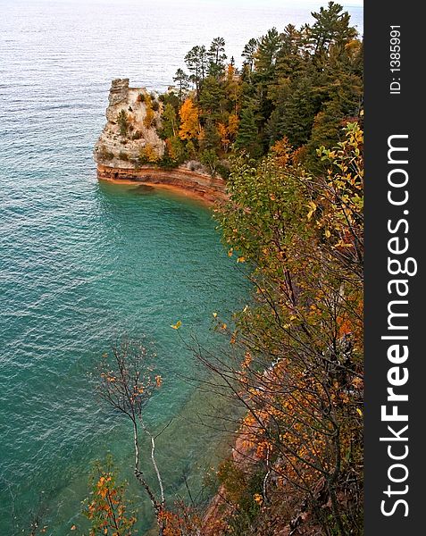 Miners Castle - pictured rocks national lake shore. Miners Castle - pictured rocks national lake shore